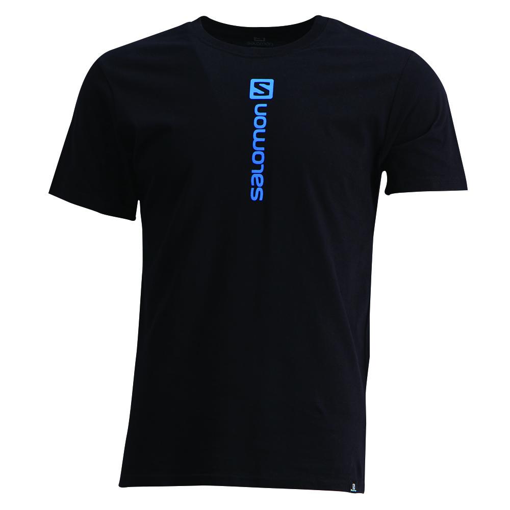 SALOMON TEEN SPIRIT SS M Philippines - Men's Tee Shirt - Black | 853472-RSX